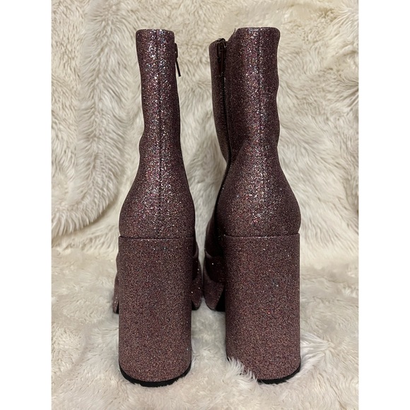 NEW Steve Madden Cobra Glitter Multi Platform Heels - Picture 5 of 6